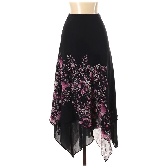 Express Dresses & Skirts - Black and Purple Skirt Express Size Small